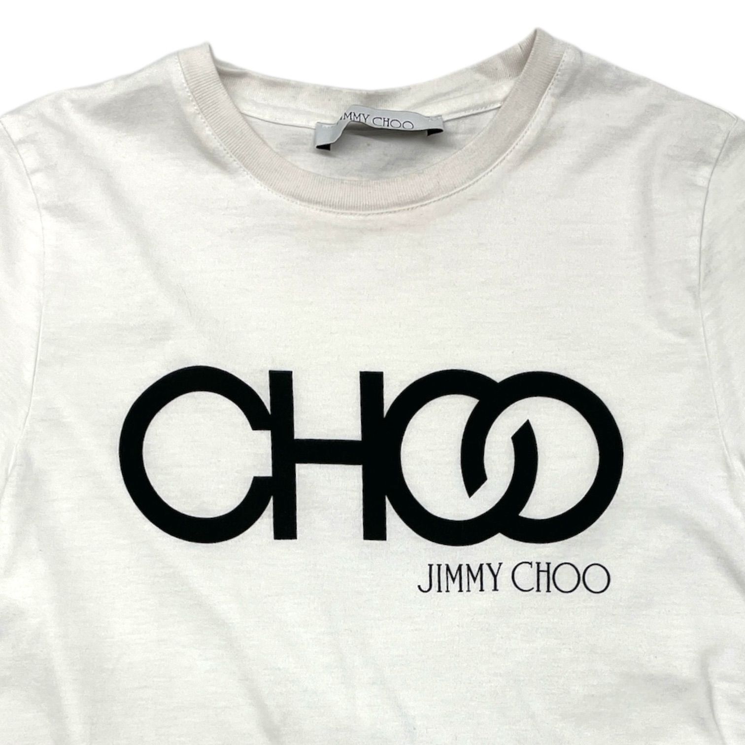 JIMMY CHOO ジミーチュウ ロゴ Tシャツ 半袖 カットソー ピチT ミニ
