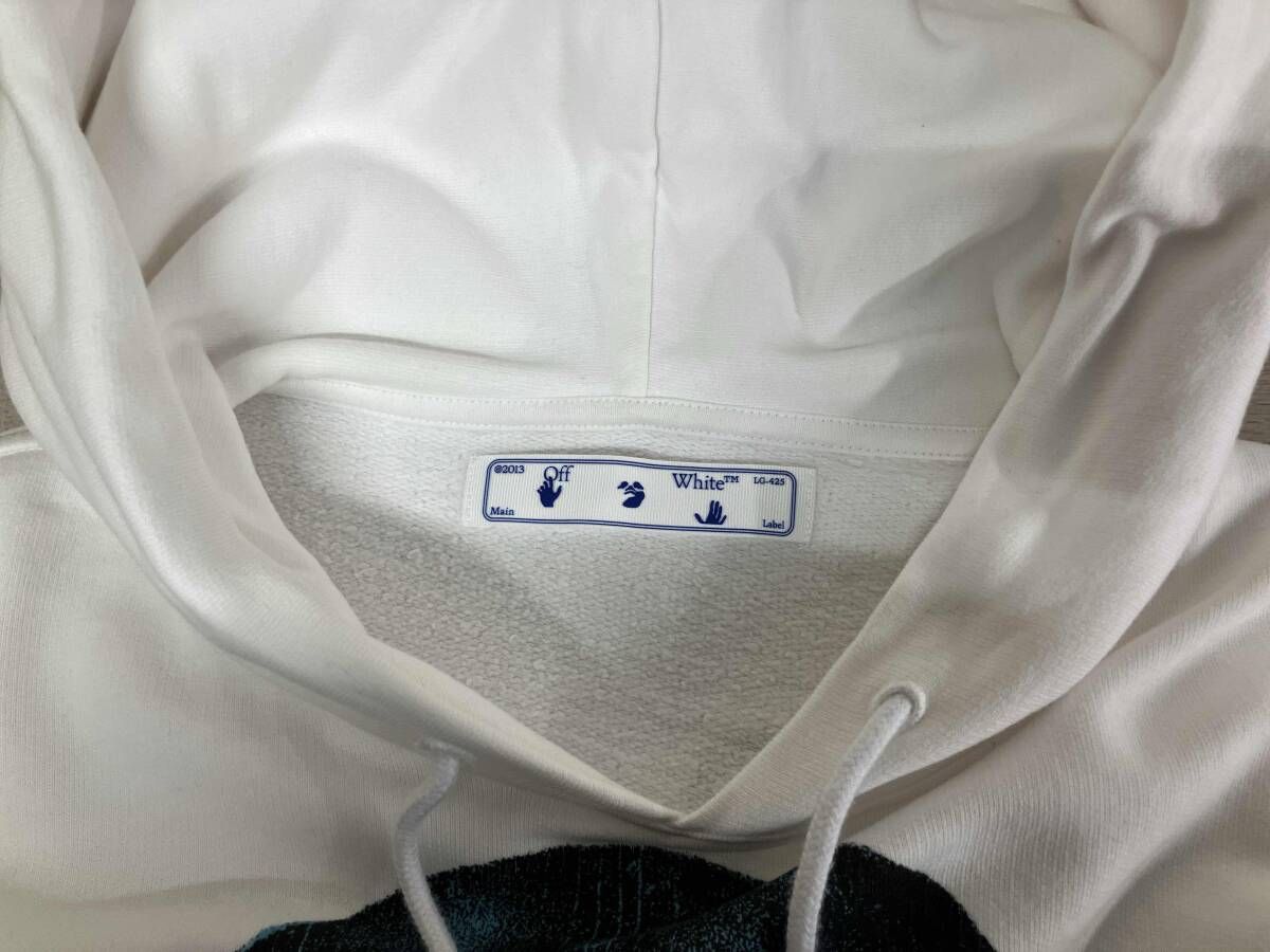 OFF-WHITE オフホワイト パーカー Mサイズ ホワイト モナリザ ジャケット トレーナー スウェット 