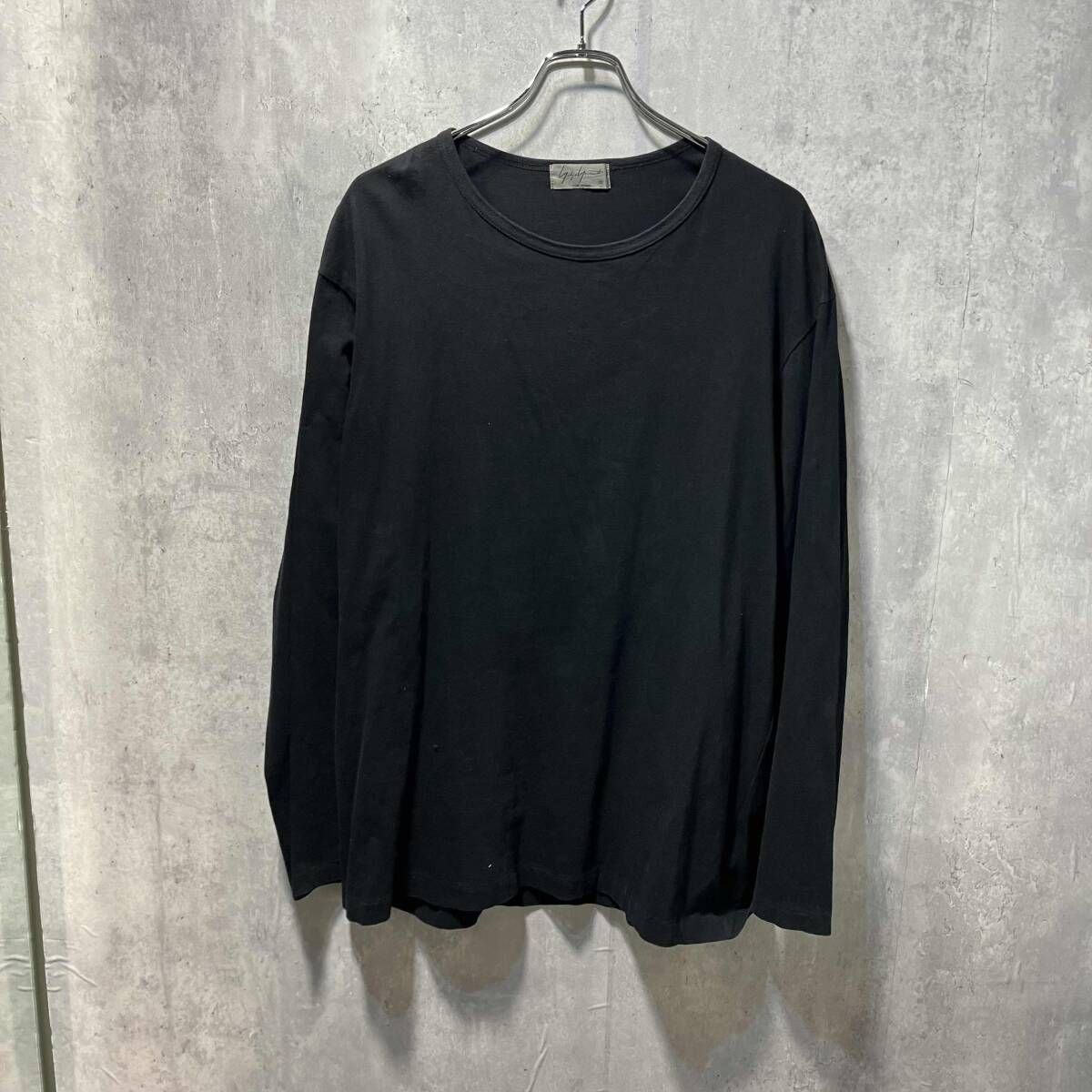19 AW YOHJI POUR HOMME HC-T 03-071 long sleeve tee カルティマ天竺クルーネックカットソー サイズ3ヨウジヤマモトプールオム