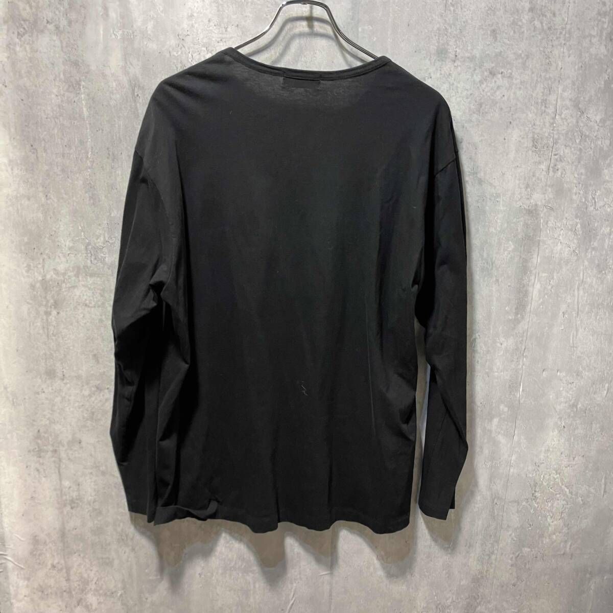 19 AW YOHJI POUR HOMME HC-T 03-071 long sleeve tee カルティマ天竺クルーネックカットソー サイズ3ヨウジヤマモトプールオム