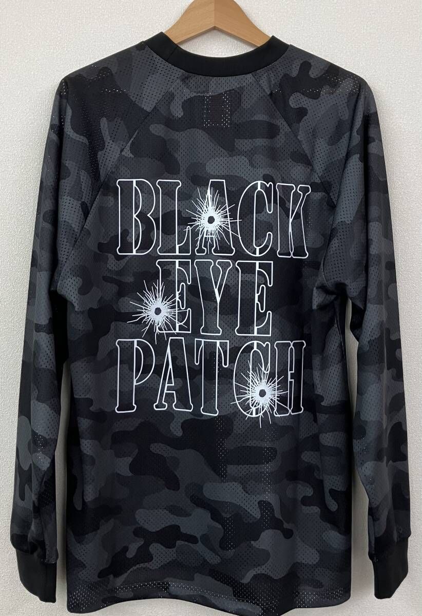 BLACKEYE PATCH ブラックアイパッチ メッシュ 長袖Tシャツ カモフラ メンズL 黒