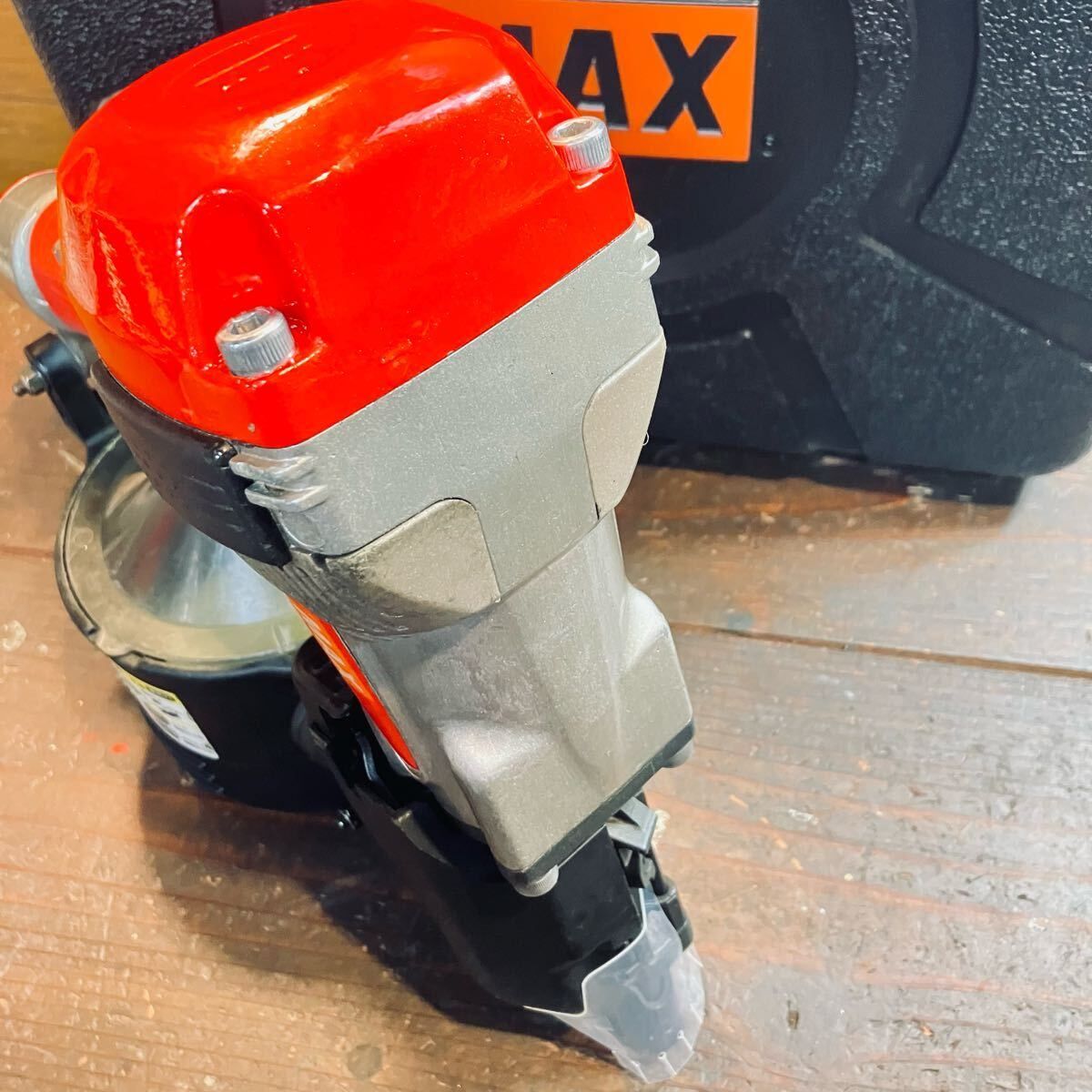 7日保証 整備済 消耗部品多数交換 MAX マックス 高圧 75 mm 釘打ち機 HN-75 N 1 ケース付き 動作良好