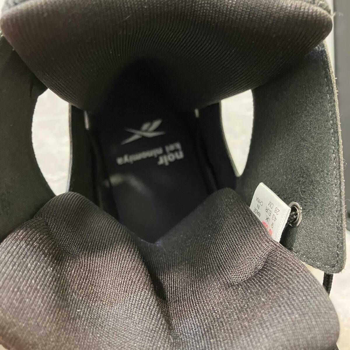  25 AW noir kei ninomiya × reebok FURY BOOT HIGH サイズ28 箱有 ノワールケイニノミヤ× リーボック スニーカー 靴