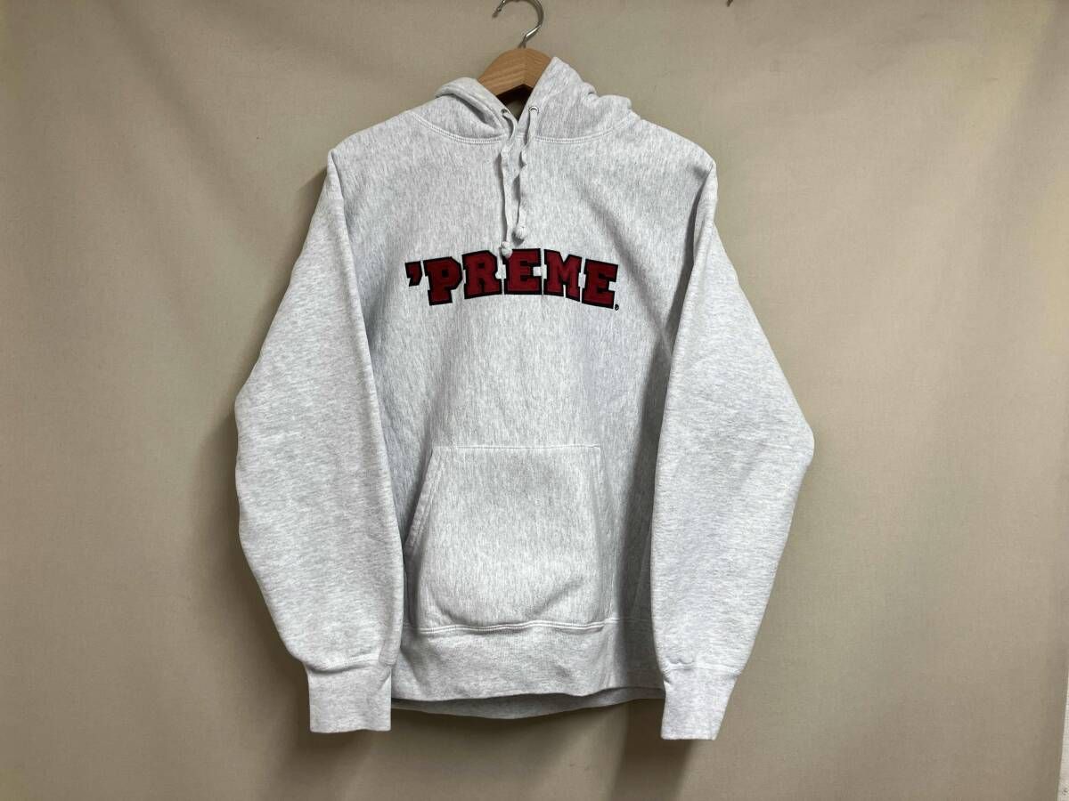 Supreme シュプリーム 22 FW Preme Hooded Sweatshirt Ash Gray プリーム フーデッド スウェットシャツ アッシュグレー サイズS