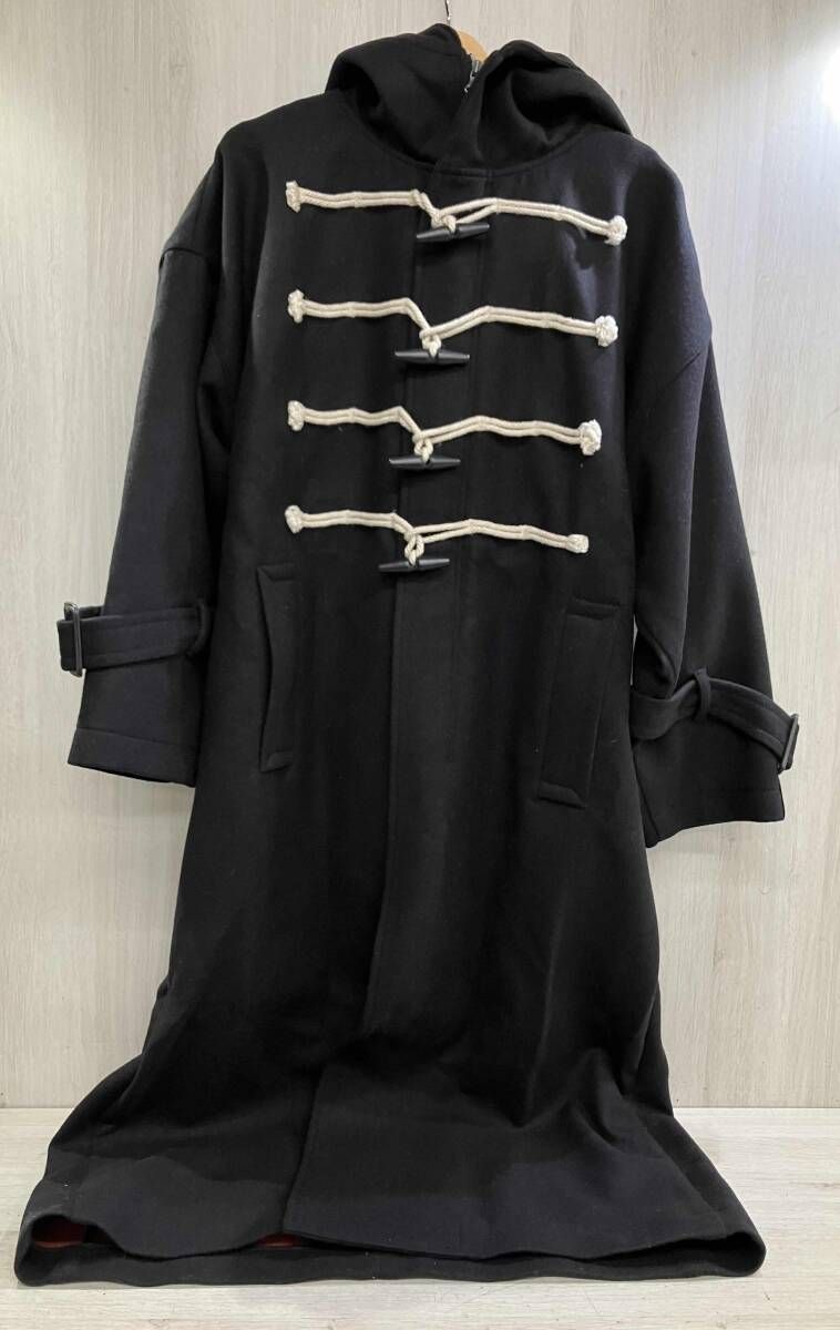 冬 SHAREEF シャリーフ W FACE MELTON DUFFEL COATダブル フェイス メルトン ダッフルコート ロングコート アウター カシミヤ混 2