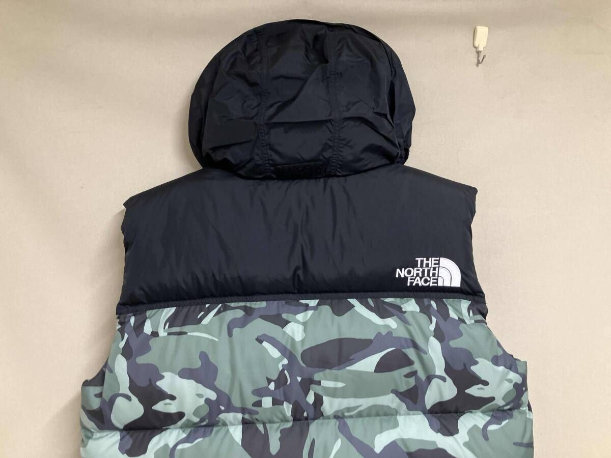 THE NORTH FACE / ダウンベスト/ダウンジャケット/M/ナイロン/カーキ