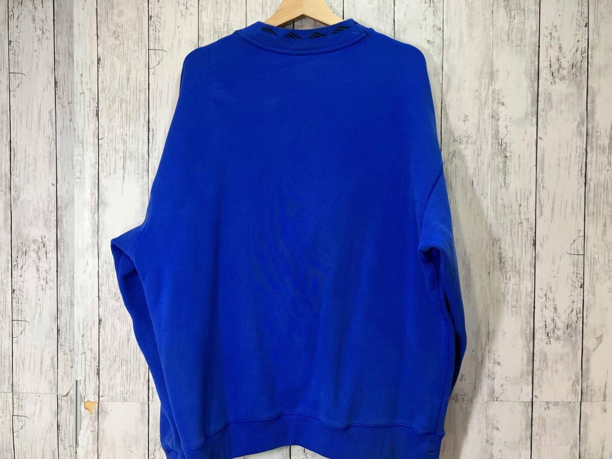 adidas アディダス EQT WASH CRW エキップメント ウォッシュ クルーネック スウェット JC 8223 ブルー XL