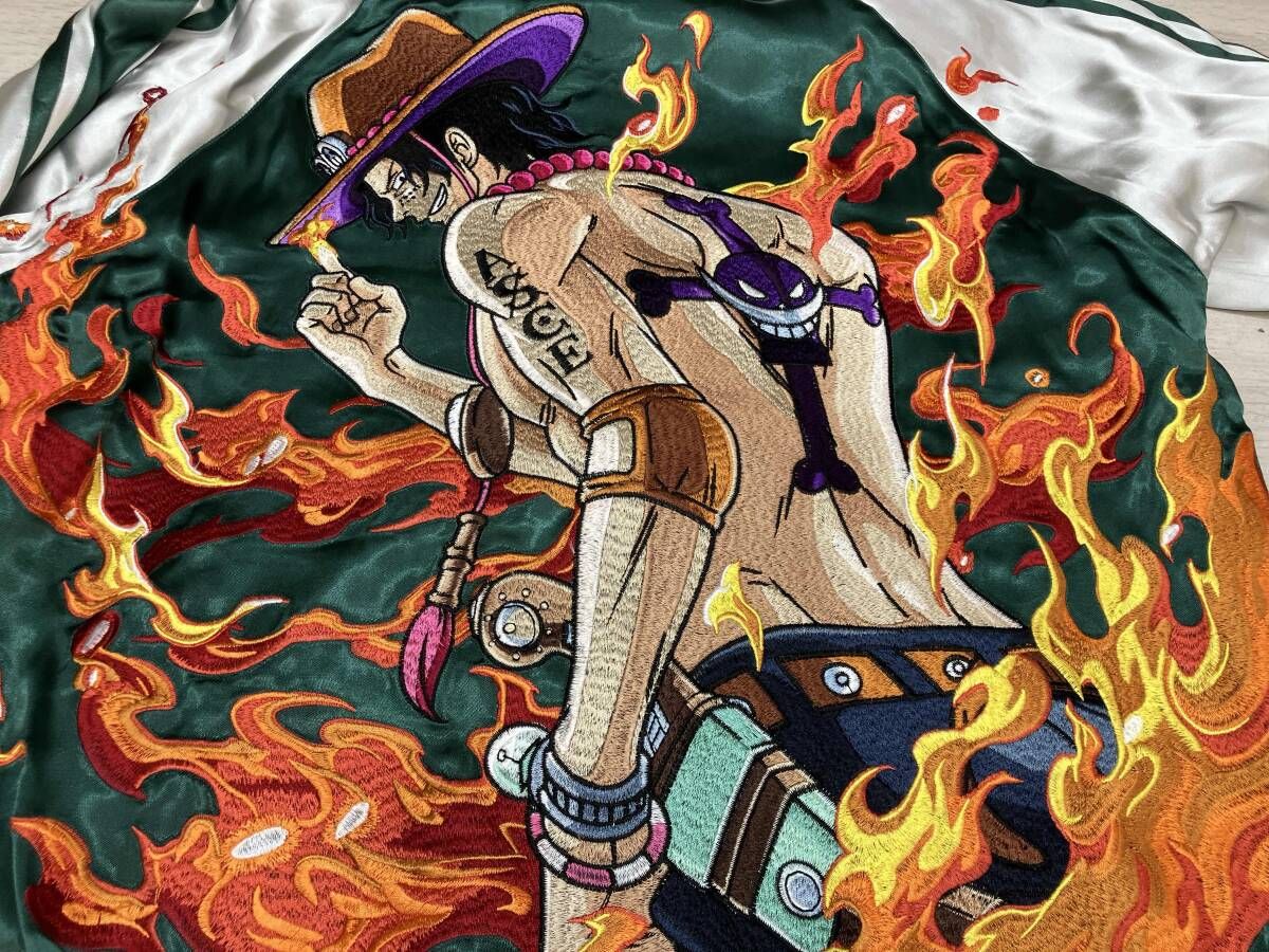 TENSTRIKE × ONE PIECE コラボ リバーシブル スカジャン ASCE 刺繍 L