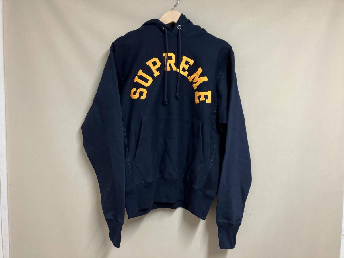 Supreme × Champion シュプリーム チャンピオン 25 SS Hooded Sweatshirt フーデッドスウェットシャツ サイズS ネイビー