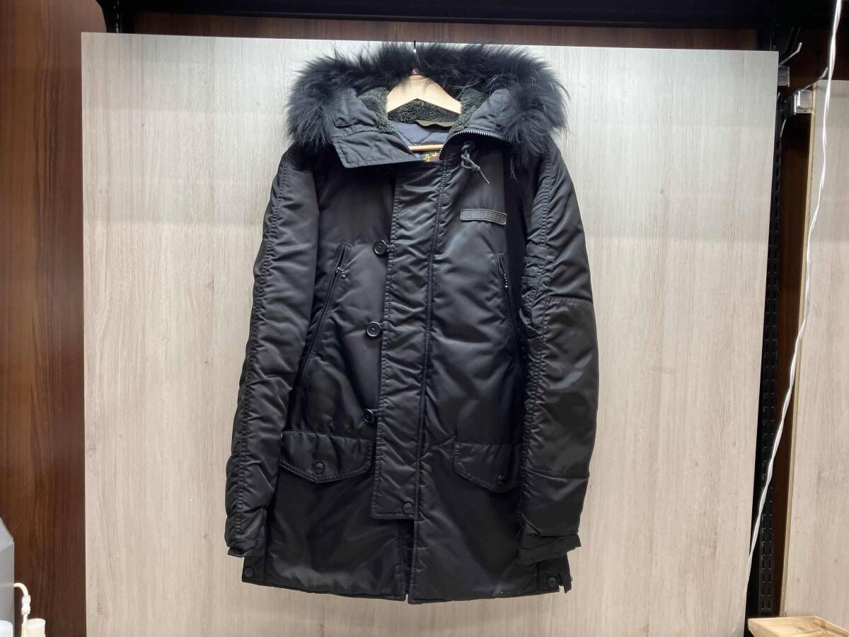 Schott N-3B 3112018 ショット フライトジャケット M 所々汚れ，後ろ