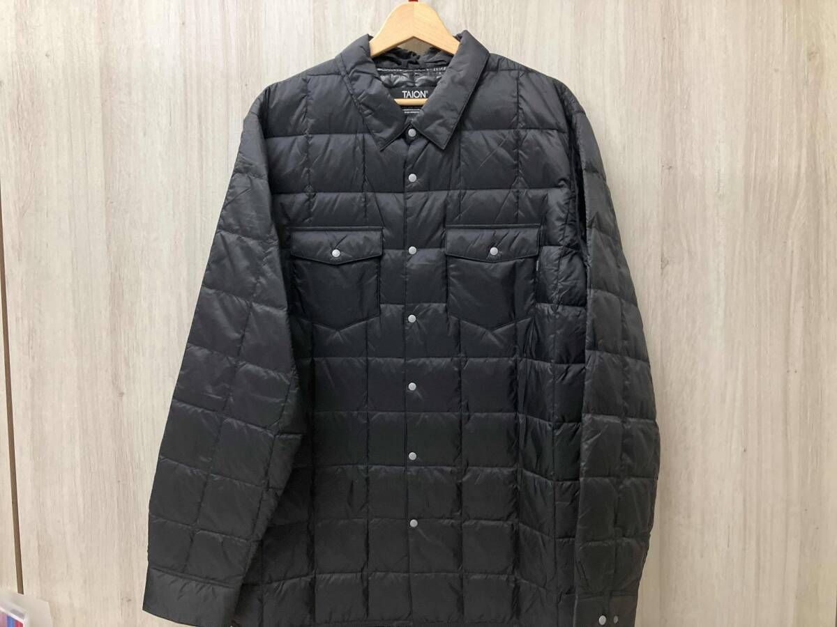 てちゅです TAION ダウンジャケット 2XLサイズ ブラック