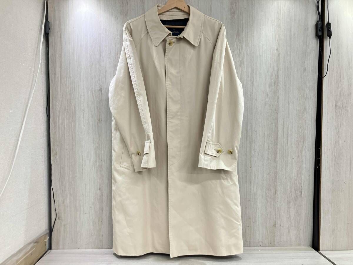 通年 Brooks Brothers ブルックス ブラザーズ ステン コート 裏地付 M アイボリー