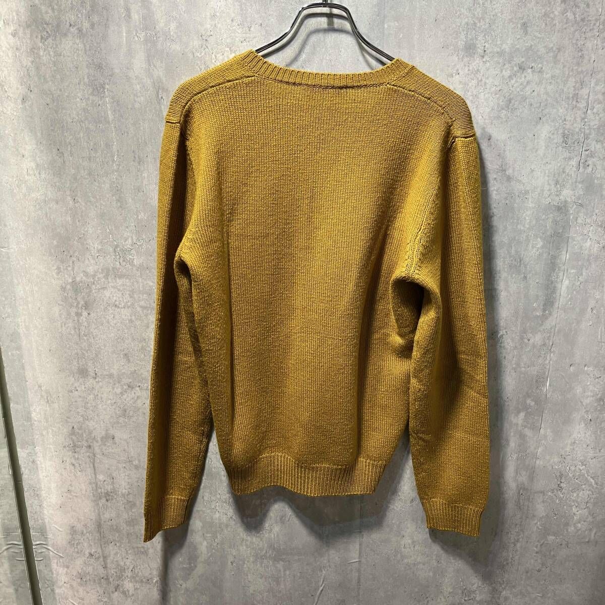 DSQUARED2／knit／ポケットデザインVネックニット サイズL イエロー系