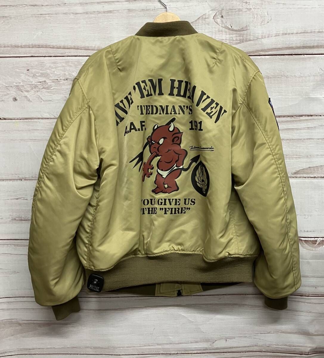 TEDMAN デッドマン フライトジャケット MA-1 2067262 メンズサイズ L