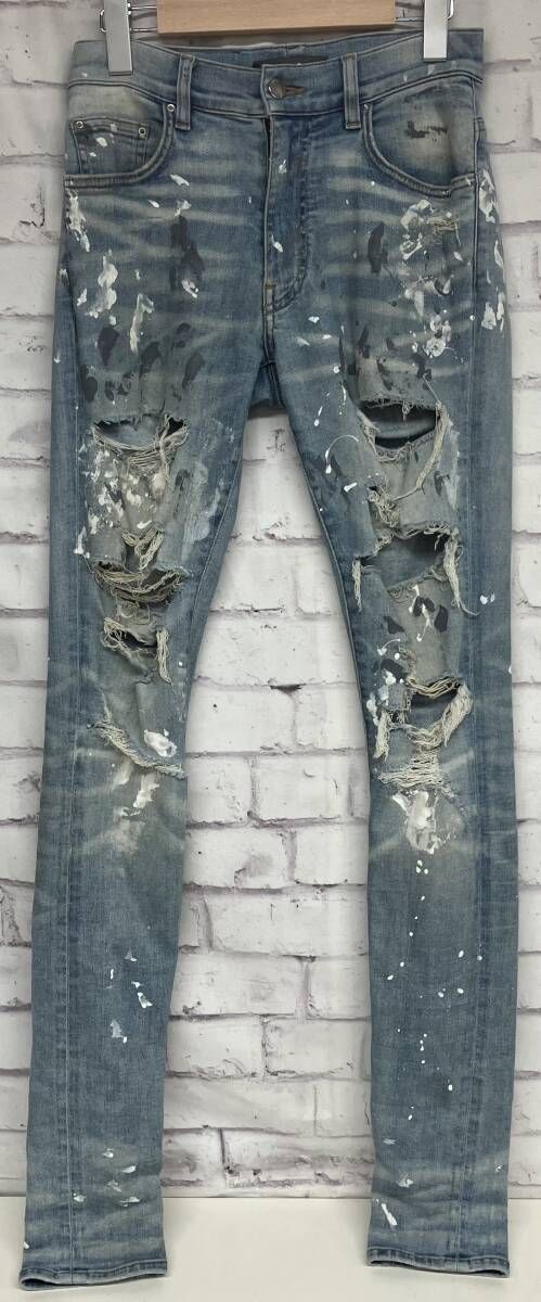 AMIRI アミリ DESTROY PAINTER JEAN スキニージーンズ ダメージ加工 