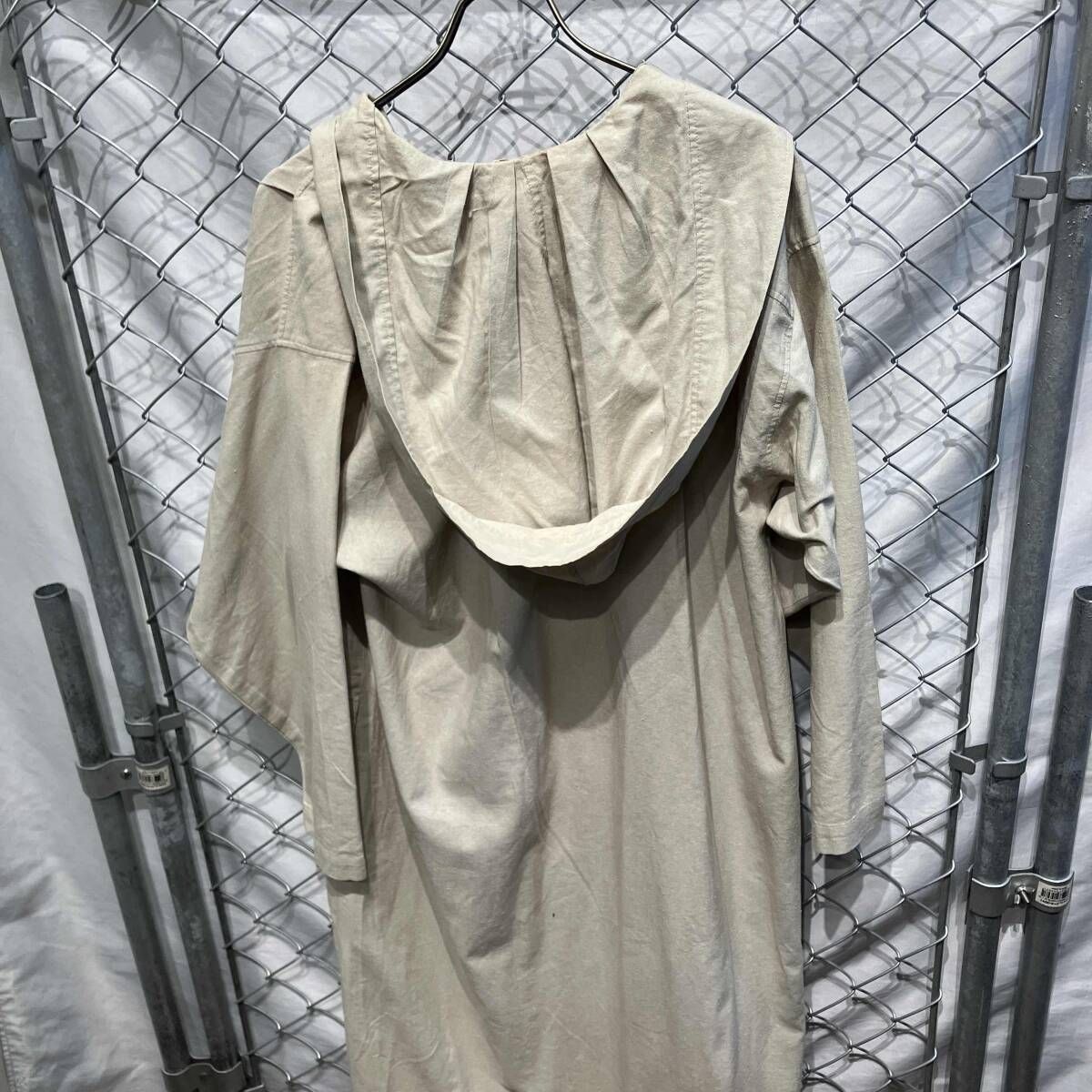 70s ISSEY MIYAKE長袖シャツ 最初期タグ シャツワンピース シミ有