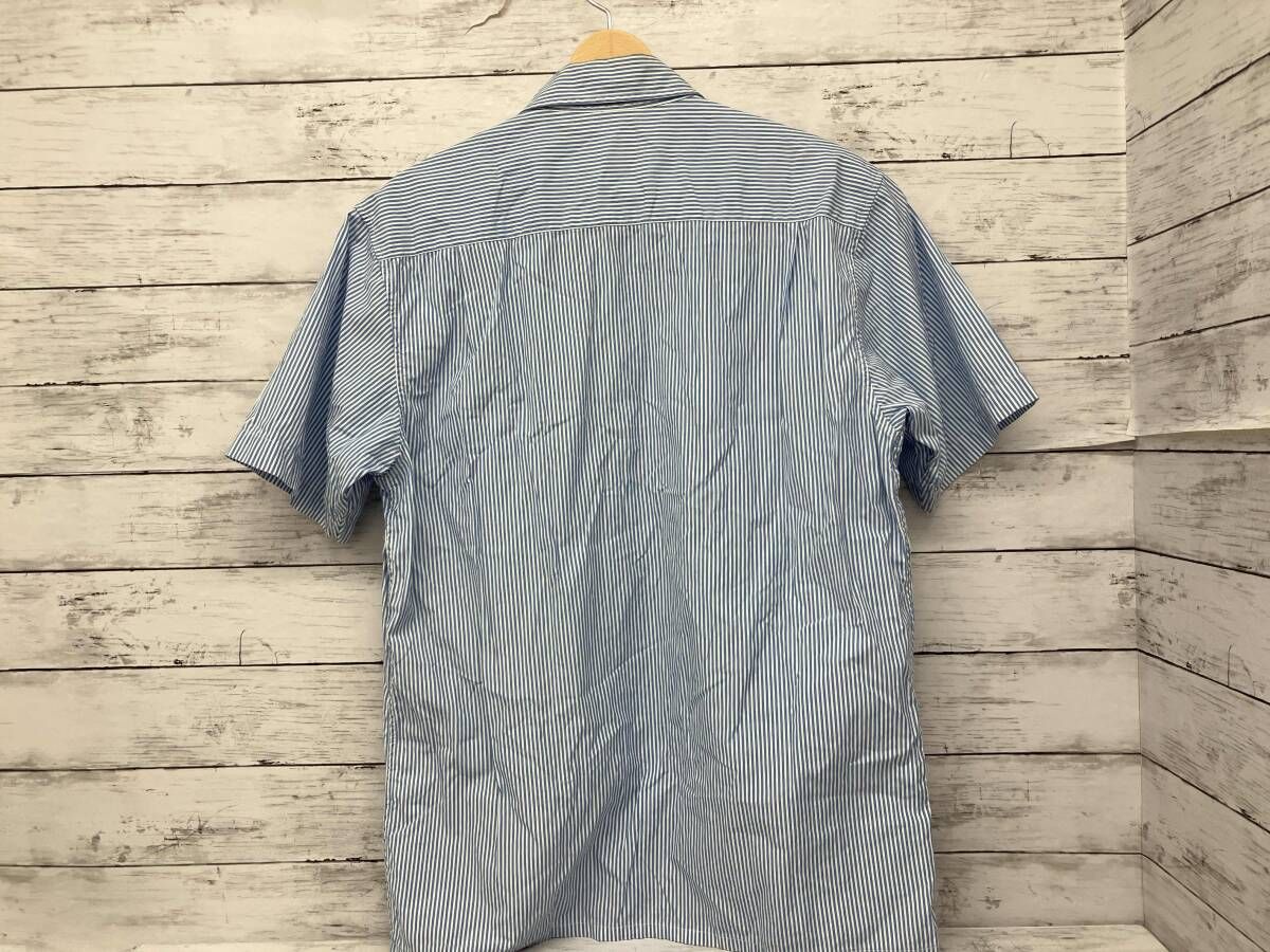 Supreme/半袖シャツ/ストライプ/ブルー/ホワイト/Mサイズ - メルカリ