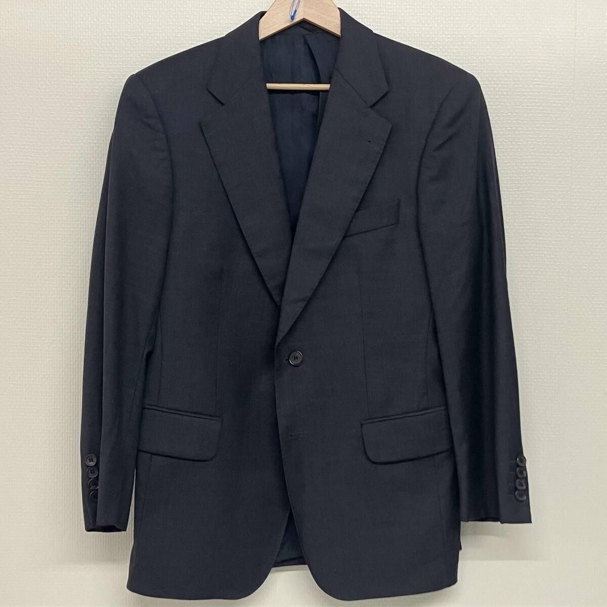 Burberrys BENNET-S-U SUIT JACKET MADE IN GERMANY バーバリー シングル 2B ジャケット スーツ セット グレー サイズ46