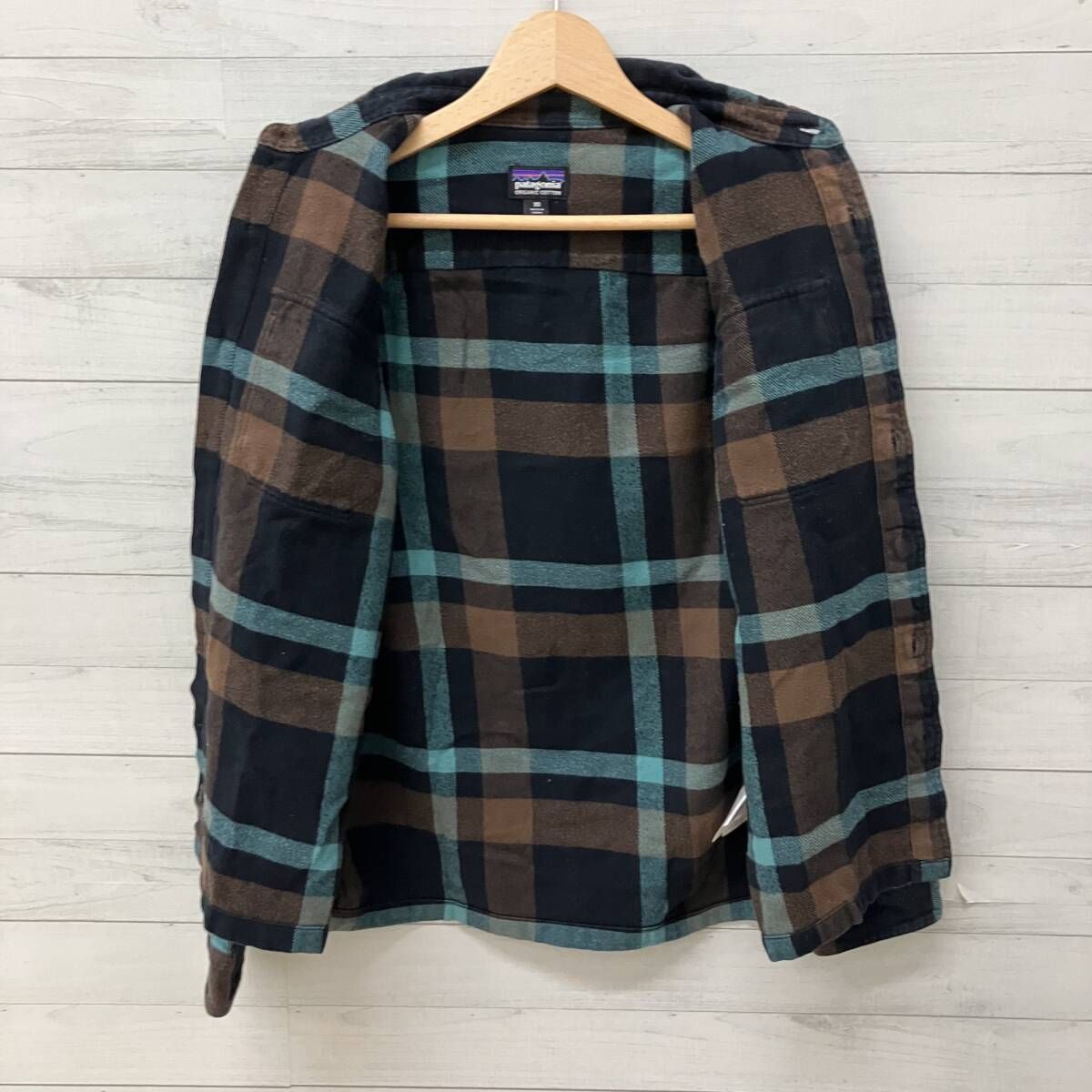 Patagonia パタゴニア ネルシャツ チェック柄 ブラック ブラウン