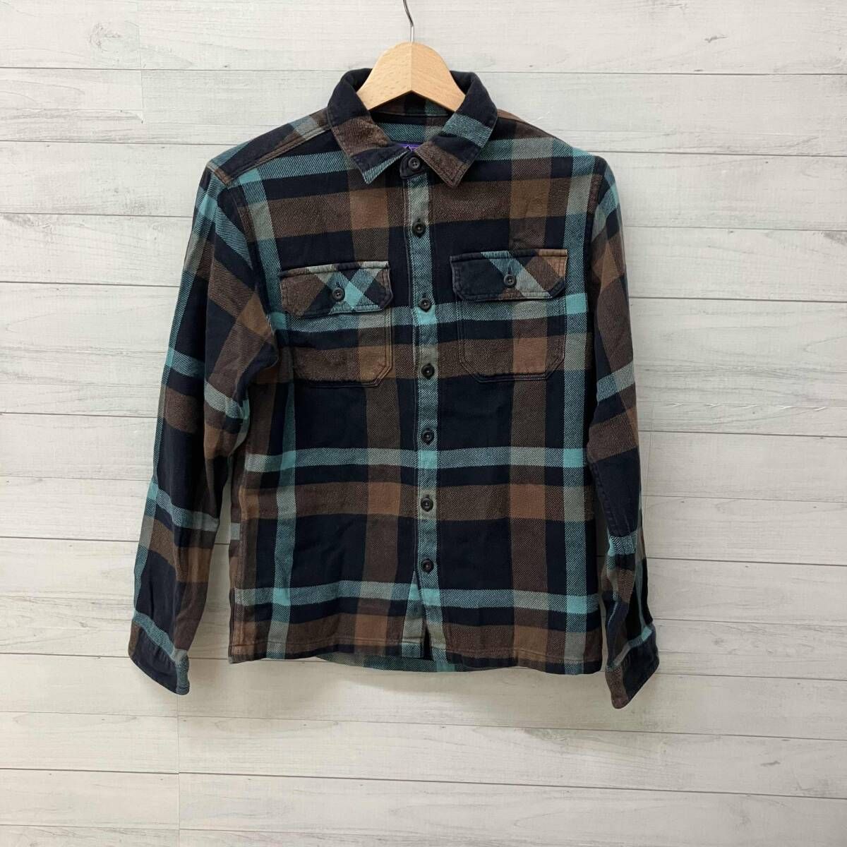 Patagonia パタゴニア ネルシャツ チェック柄 ブラック ブラウン