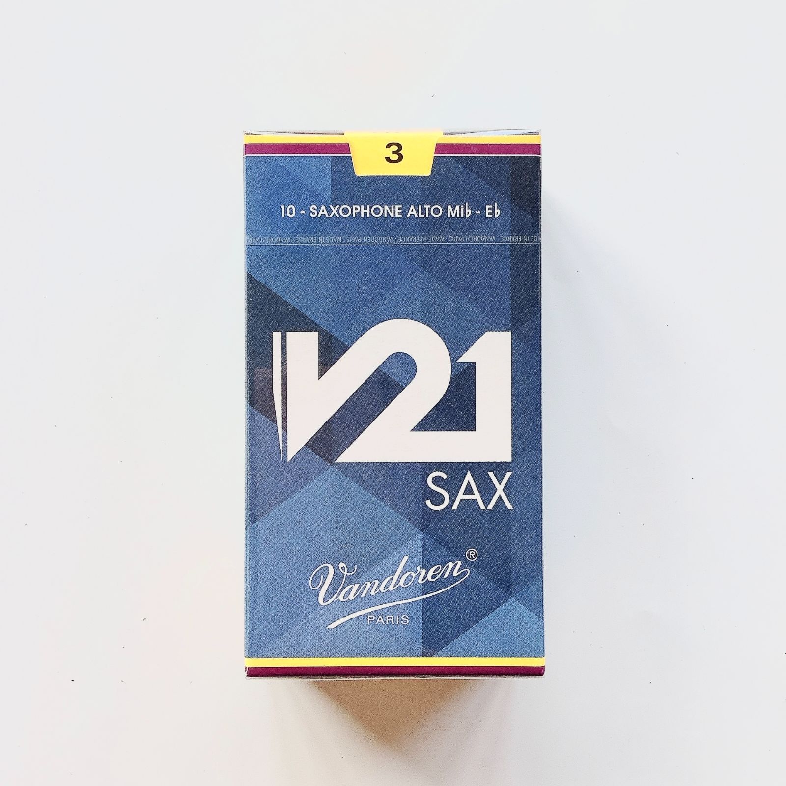 アルトサックスリード もっと な10箱セット ヴァンドーレン Ｖ２１ ＃３