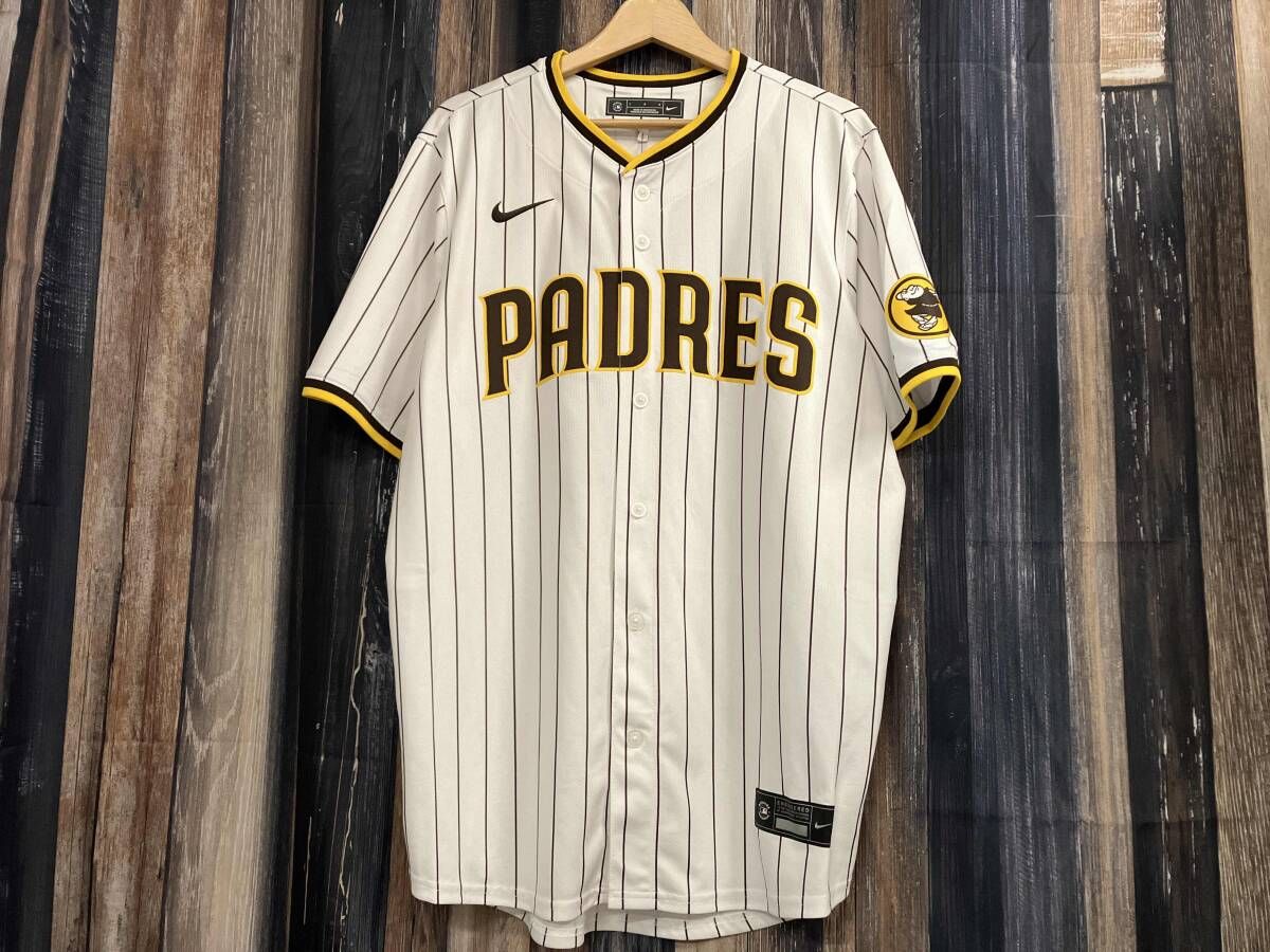 サディエゴパドレス 1番 松井裕樹 リミテッドユニフォーム NIKE ナイキ MLB 野球 ホワイト ブラウン L