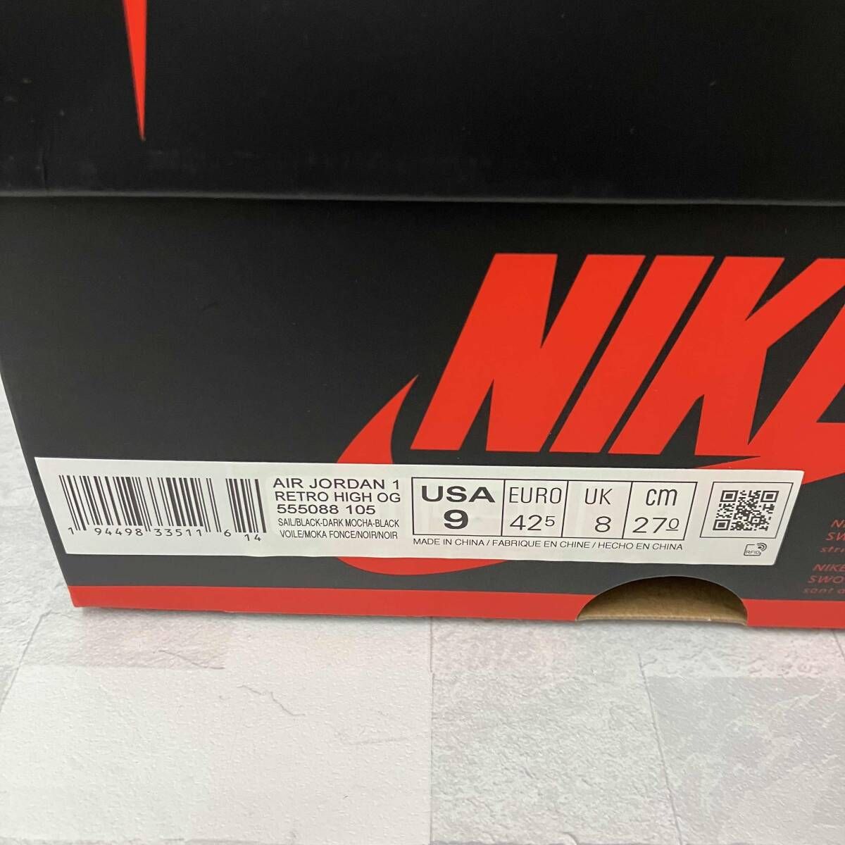 NIKE AIR JORDAN 1HIGH OG ナイキ エアジョーダン スニーカー