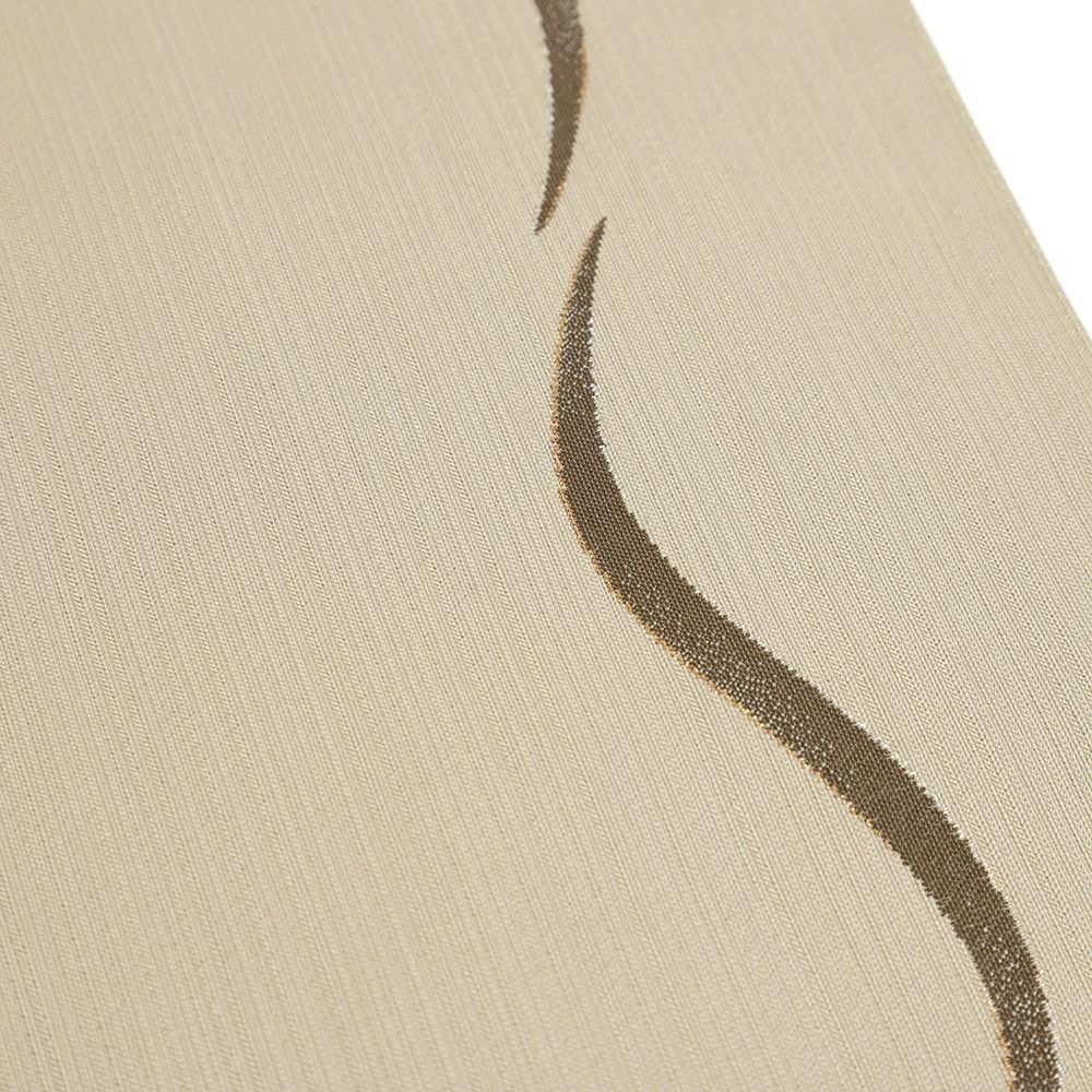 袋帯 織楽浅野 中古 カジュアル 正絹 ベージュ 茶 流水 金糸