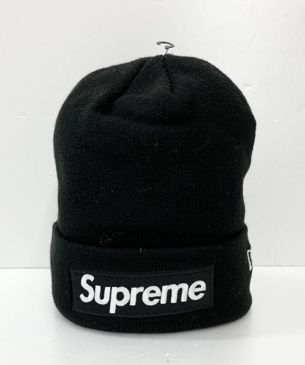 Supreme× Era シュプリーム ニューエラ ニット帽 ボックスロゴ 2025 AW ブラック 冬
