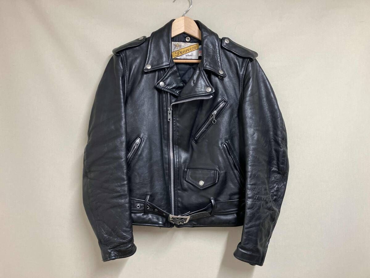 Schott ショット 1980~1990's レザーダブルライダース バイカータグ