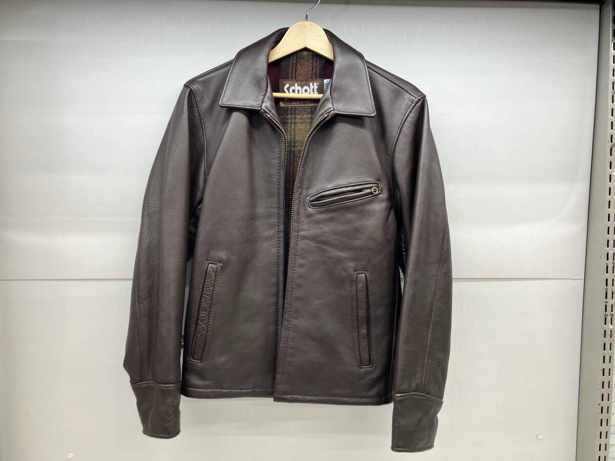 冬 Schott ショット シングルライダース ハイウェイマンモデル 681