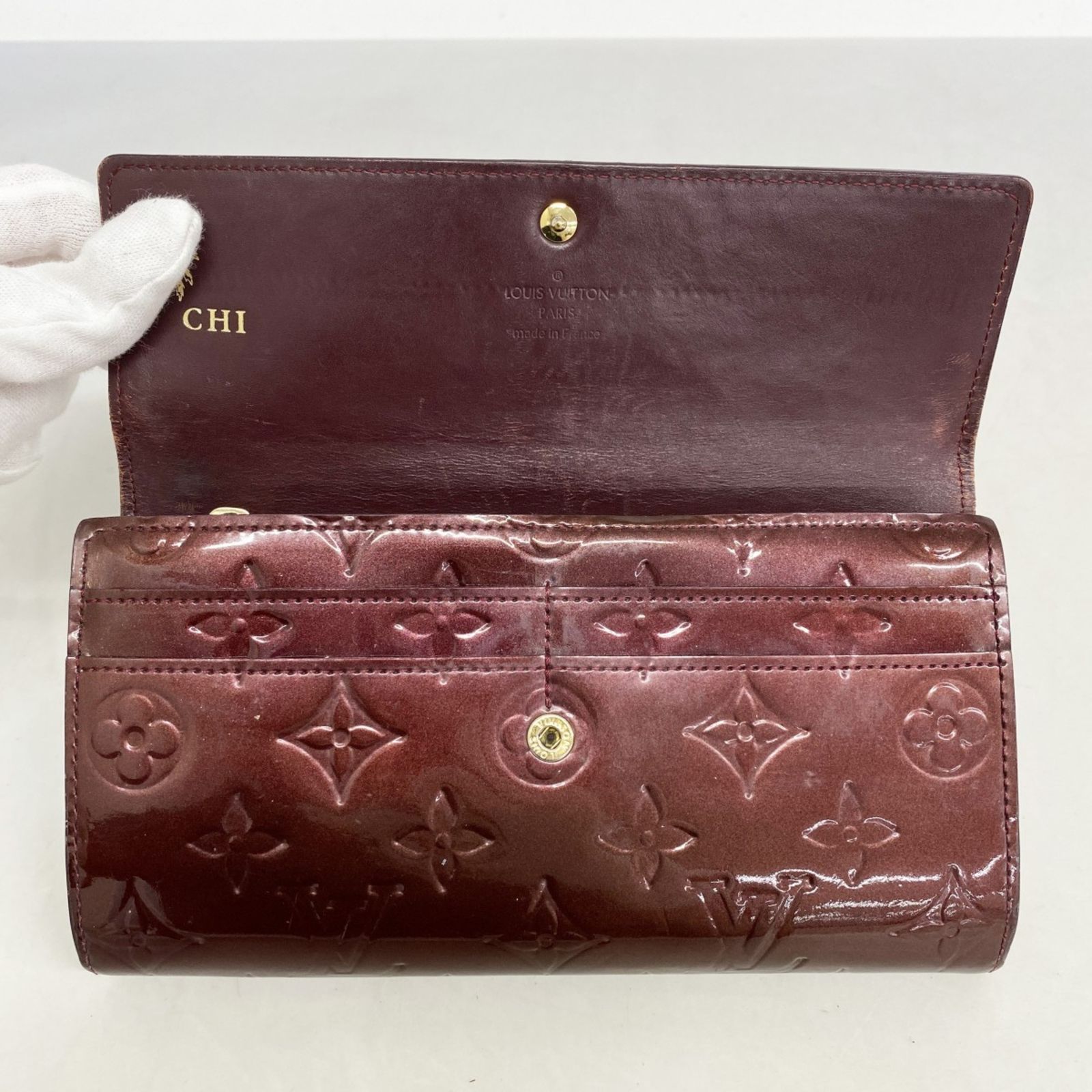 ルイ・ヴィトン(Louis Vuitton) ルイ・ヴィトン 長財布 ヴェルニ