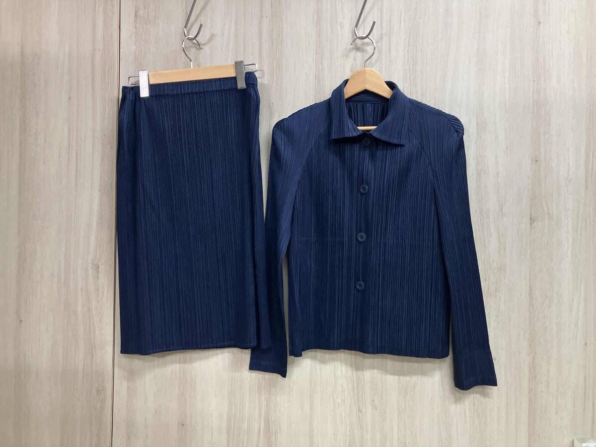 PLEATS PLEASE ISSEY MIYAKE ノーカラージャケット PP81-JD411 PP81