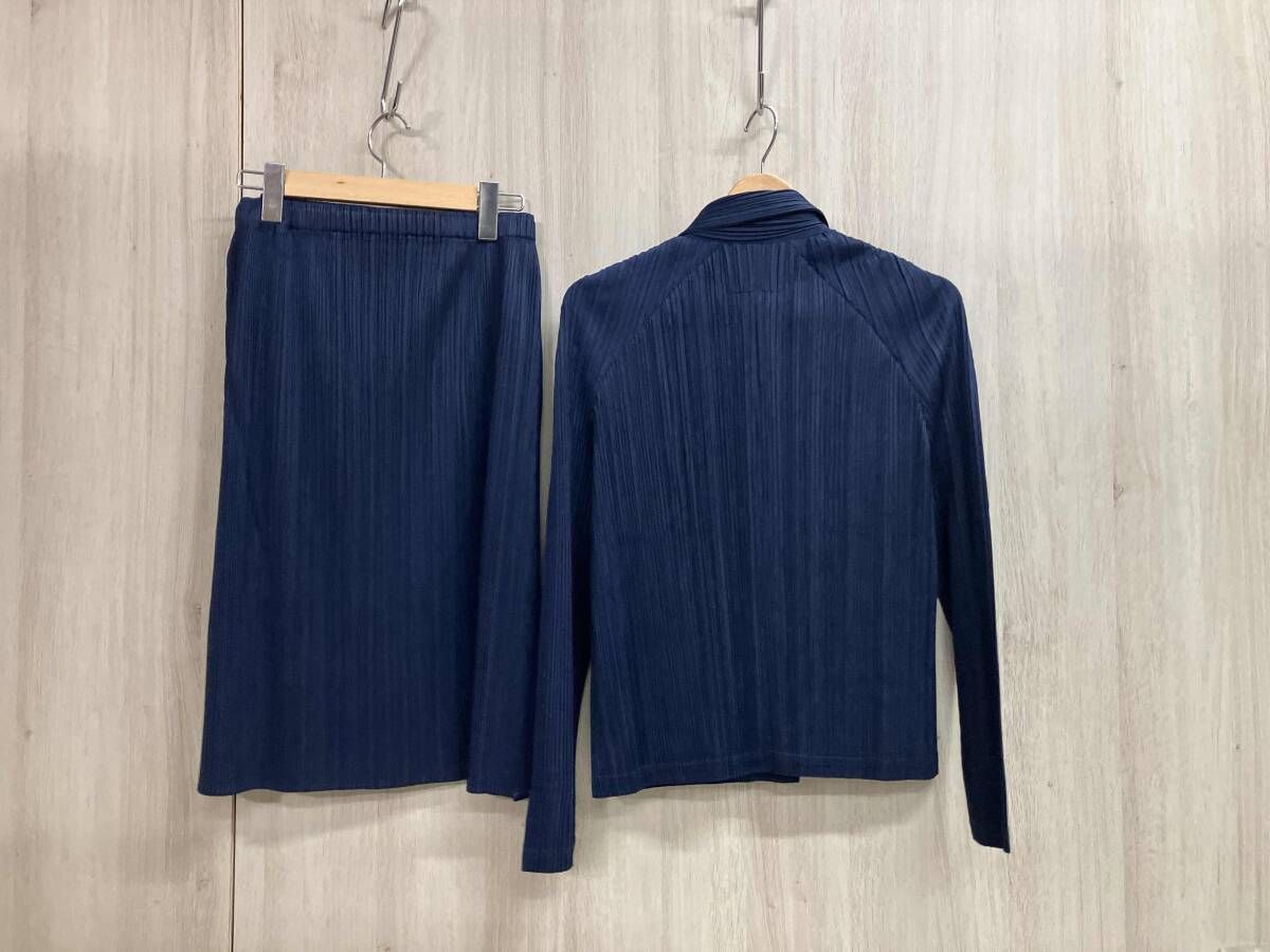 PLEATS PLEASE ISSEY MIYAKE ノーカラージャケット PP81-JD411 PP81