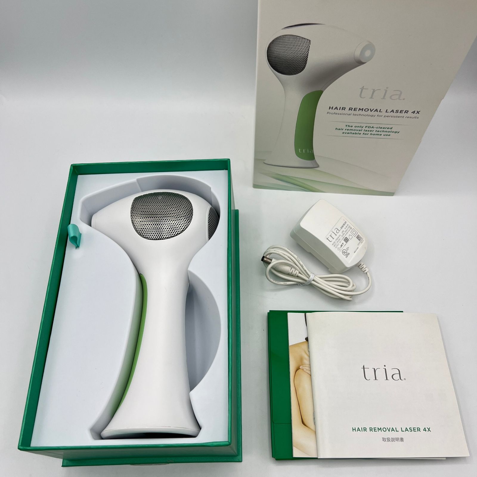 美品】トリア パーソナルレーザー 4x LHR4.0 ホワイト/グリーン
