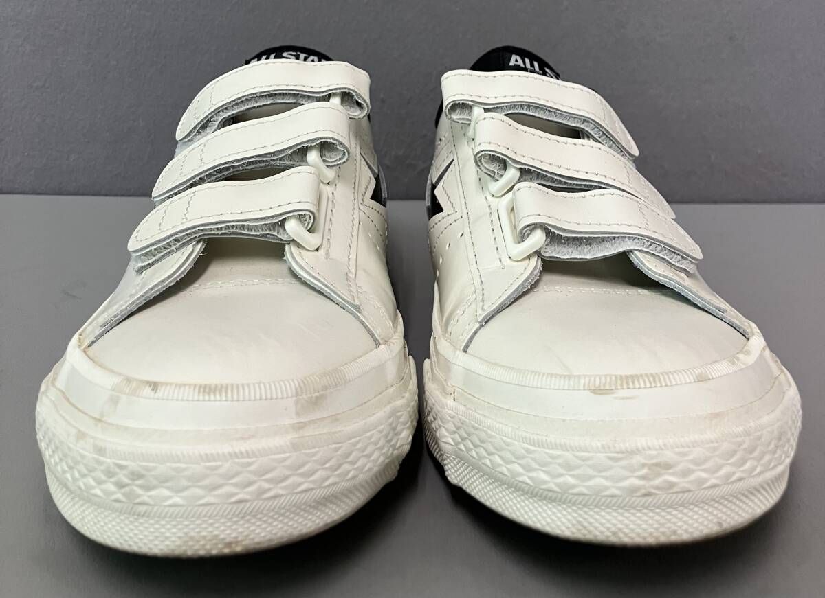 コンバース J V-3 スニーカー 24.5㎝ 白 ホワイト ONE STAR ワンスター ベルクロ