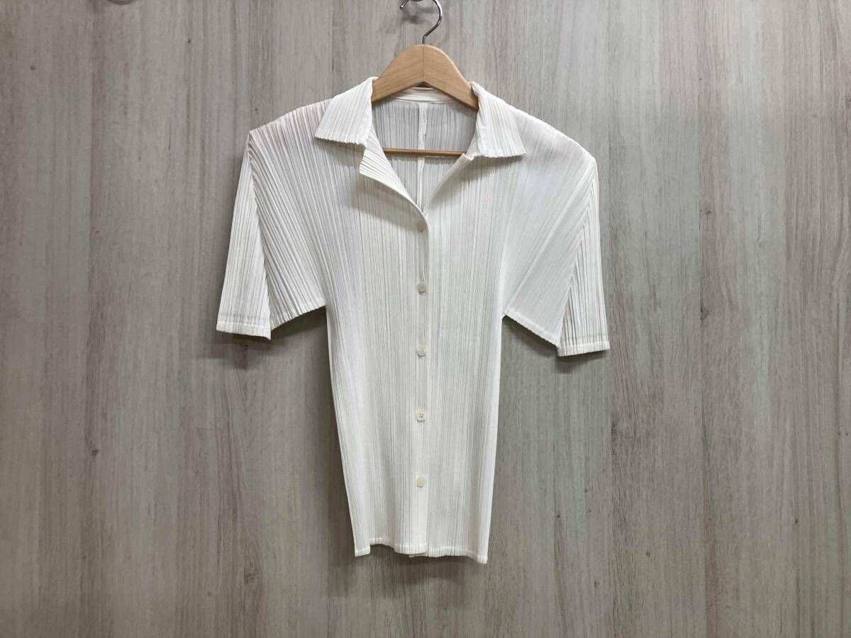 PLEATS PLEASE ISSEY MIYAKE 半袖シャツ・ブラウス PP21-JJ505 サイズ3