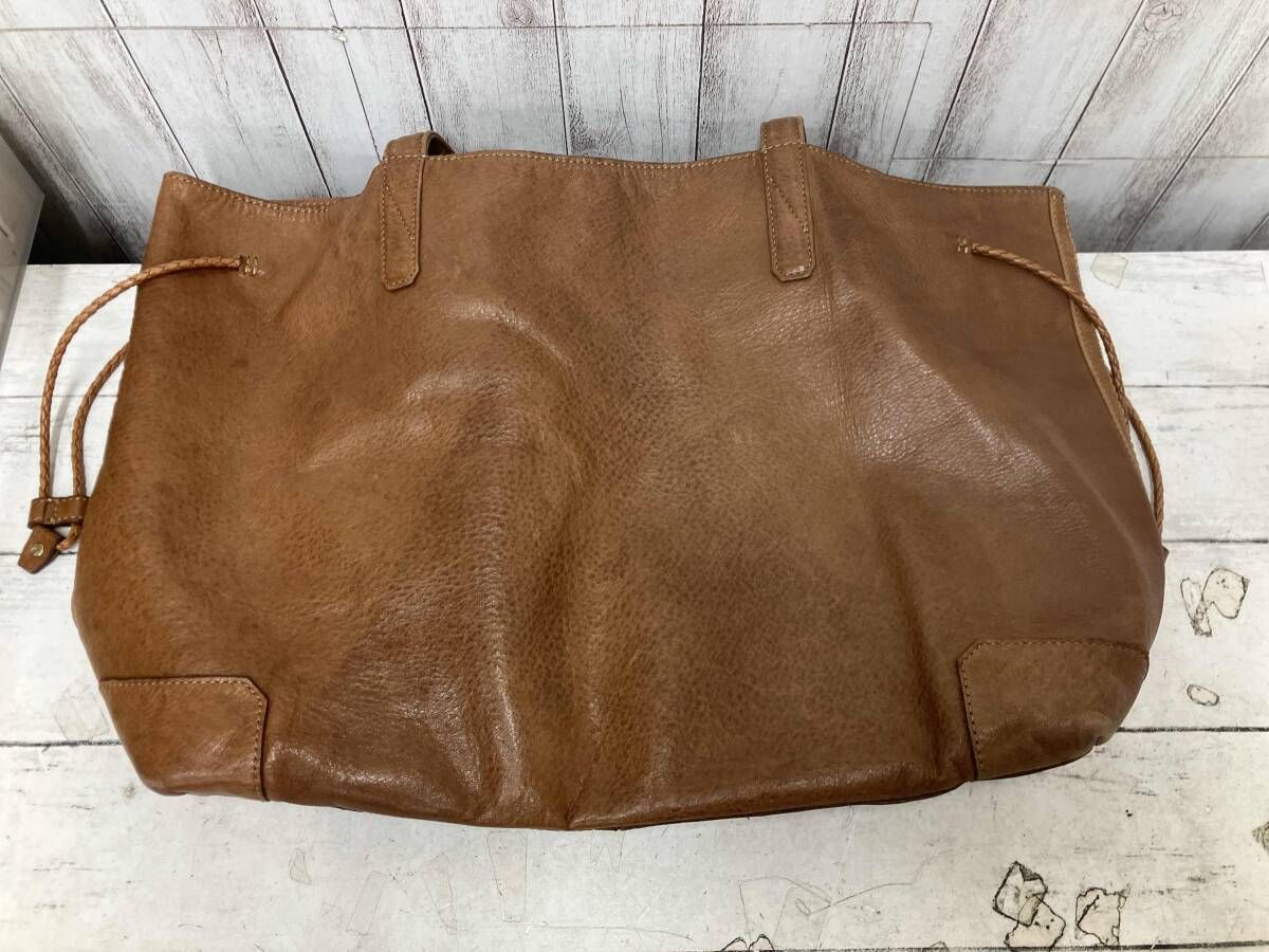 aniary トートバッグ 本革 ブラウン