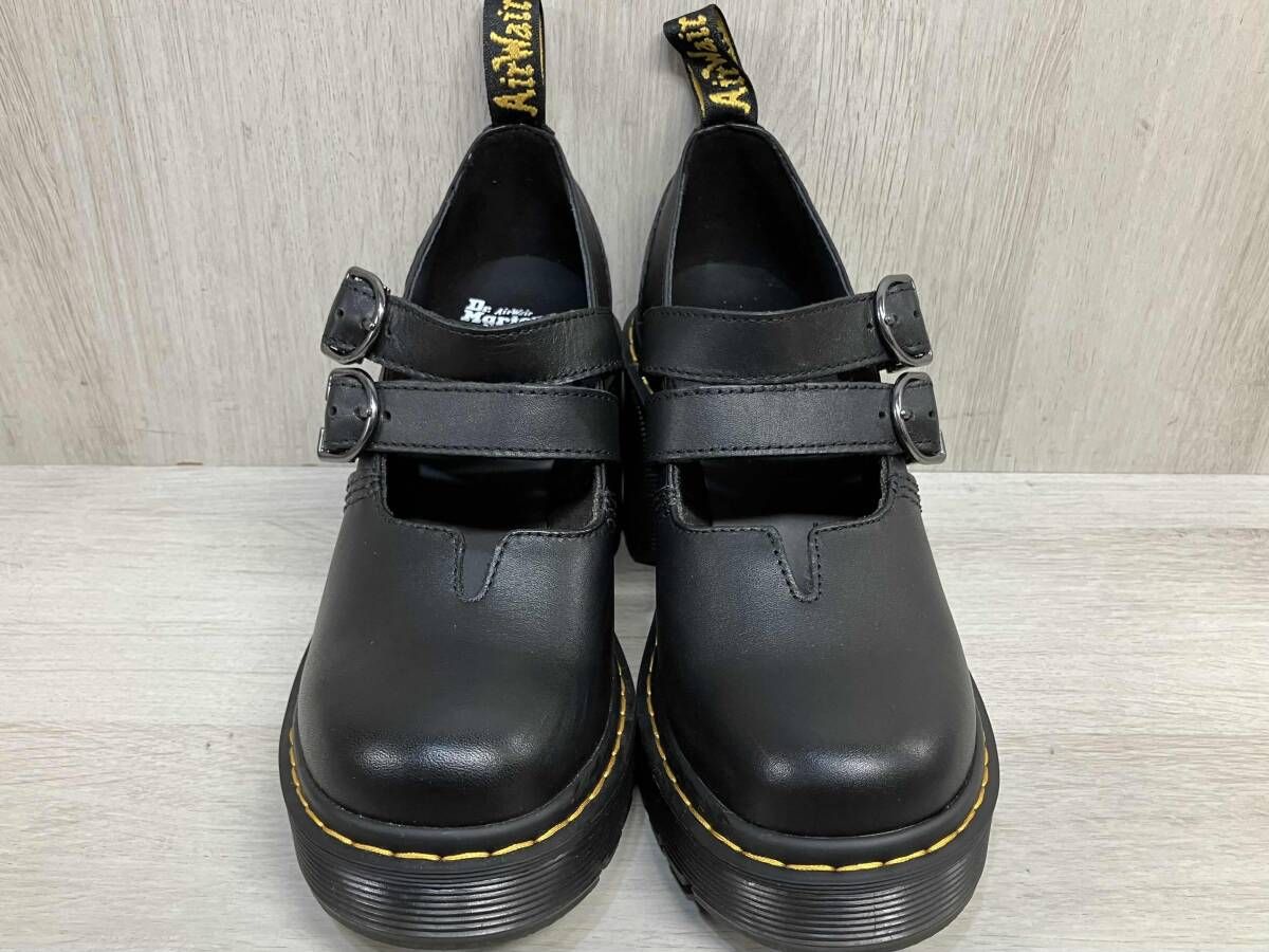 Dr Martens EVIEE メリージェーン 本革 レザー ヒール ブーツ パンプス ドクターマーチン エヴィー ブラック レディース UK 5 24 cm
