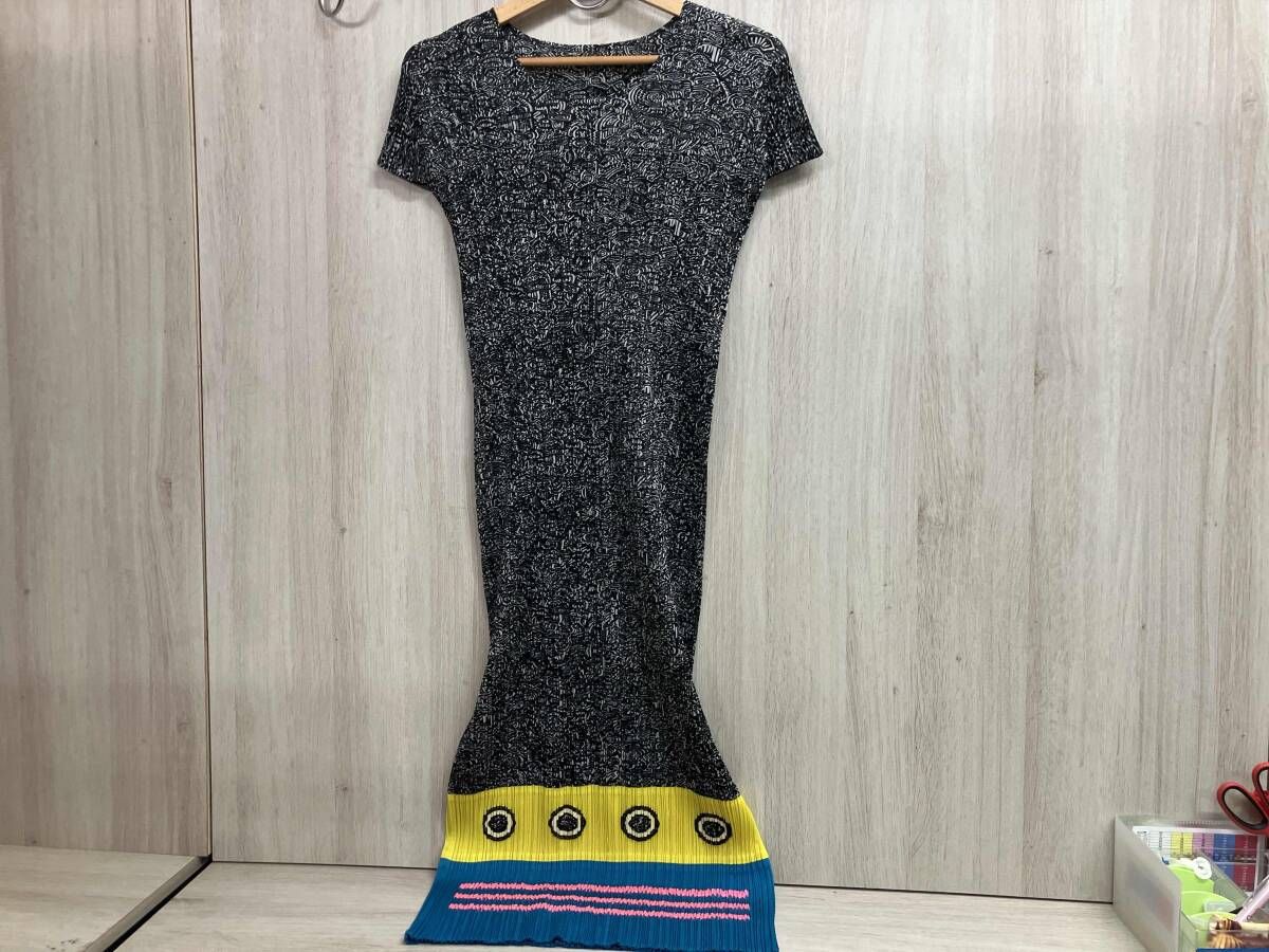 PLEATS PLEASE ISSEY MIYAKE ノースリーブワンピース PP91-JH643