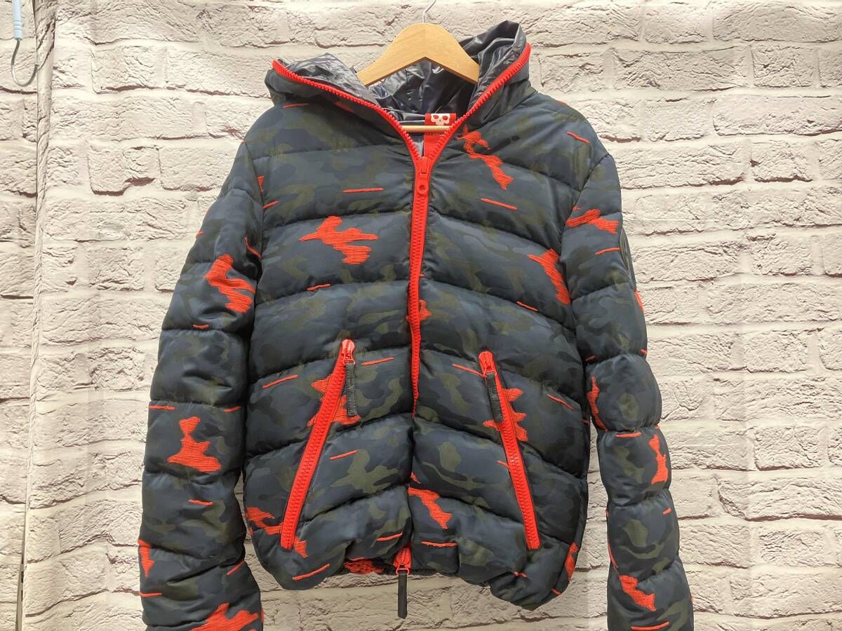 DUVETICA × HYDROGEN ダウンジャケット 表記サイズ48 カモフラージュ柄