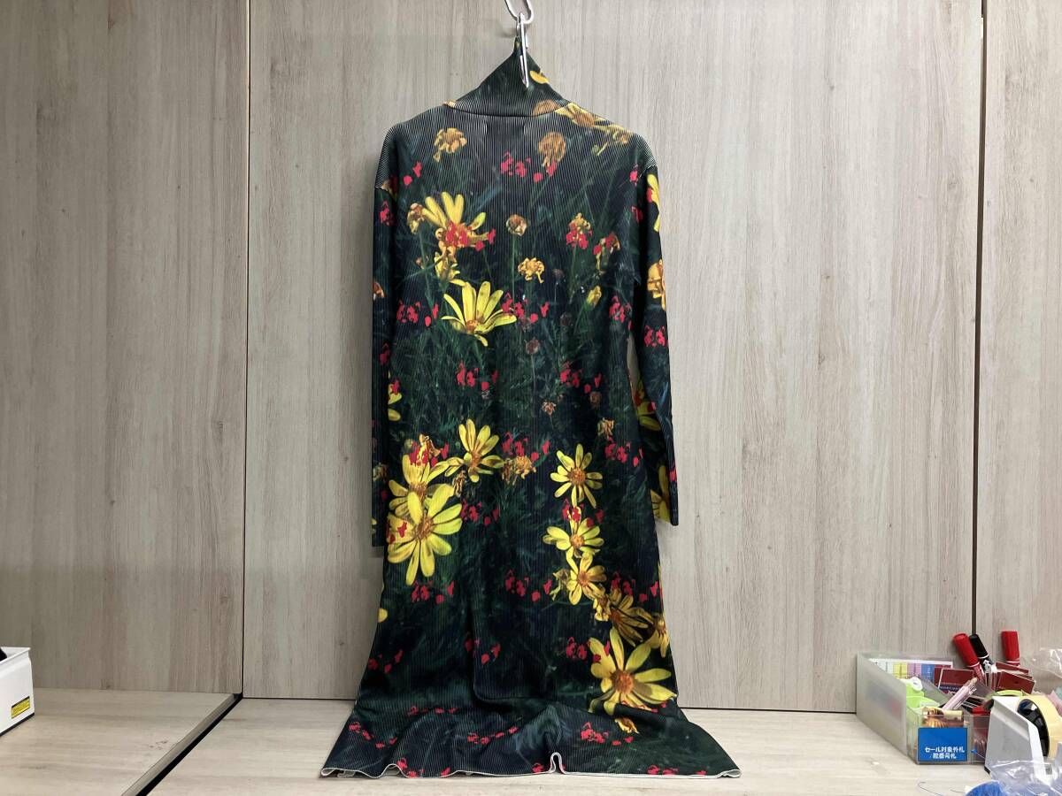 NON TOKYO 長袖ワンピース Rib Hi Neck One Piece 24 A 0909 グリーン Fサイズ