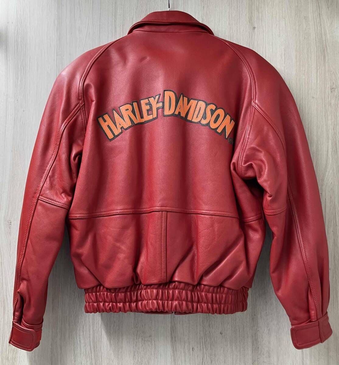 Harley-Davidson ハーレーダビッドソン レザージャケット レッド
