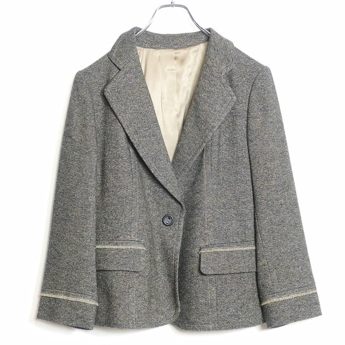 新品タグ有】レリアン☆ウール&シルク！スーツ ジャケット&スカート