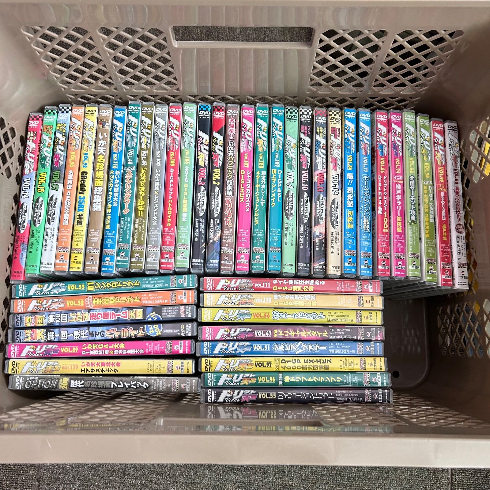 ドリフト天国 ドリテン DVD option 全巻 数枚あり イカ天職業別大会