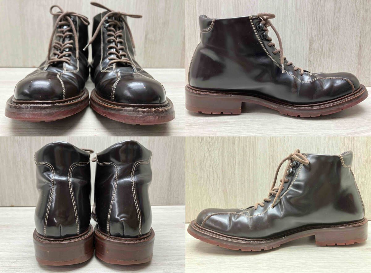 EVISU/エヴィス 山根靴店 レザーレースアップブーツ 3228 ミッドカット