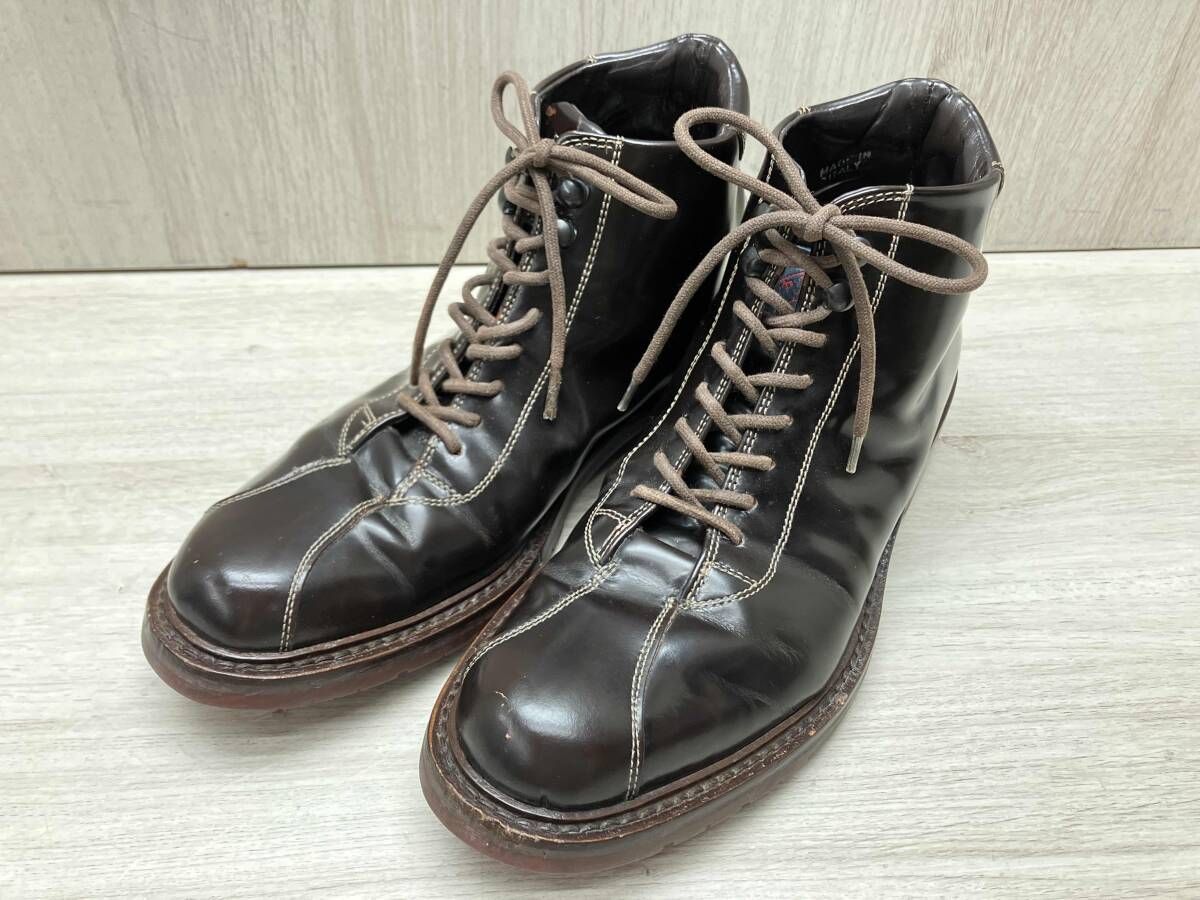 EVISU/エヴィス 山根靴店 レザーレースアップブーツ 3228 ミッドカット