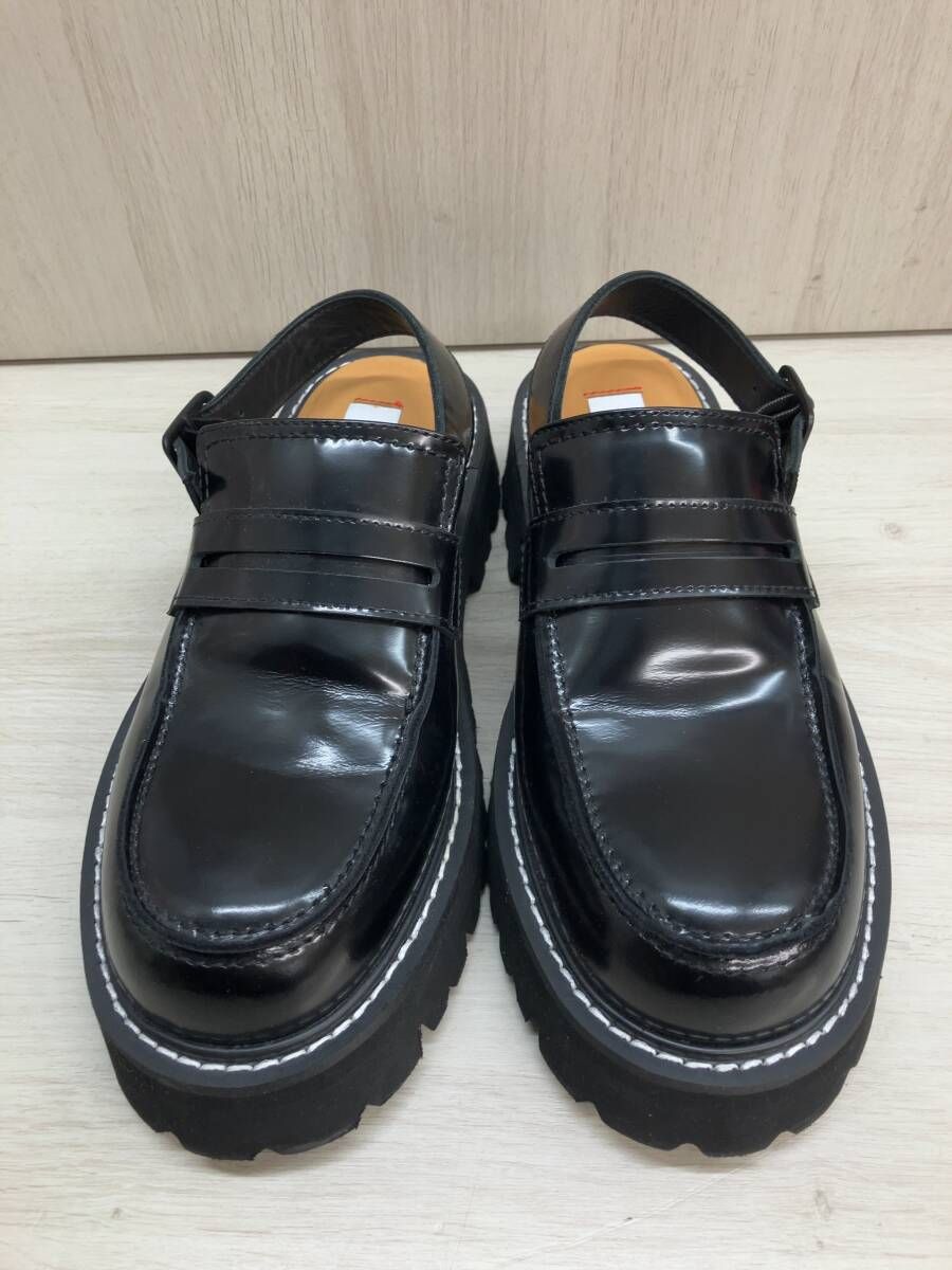 ENFOLD エンフォルド ベルテッドローファー サンダル ブラック 黒 ユニ