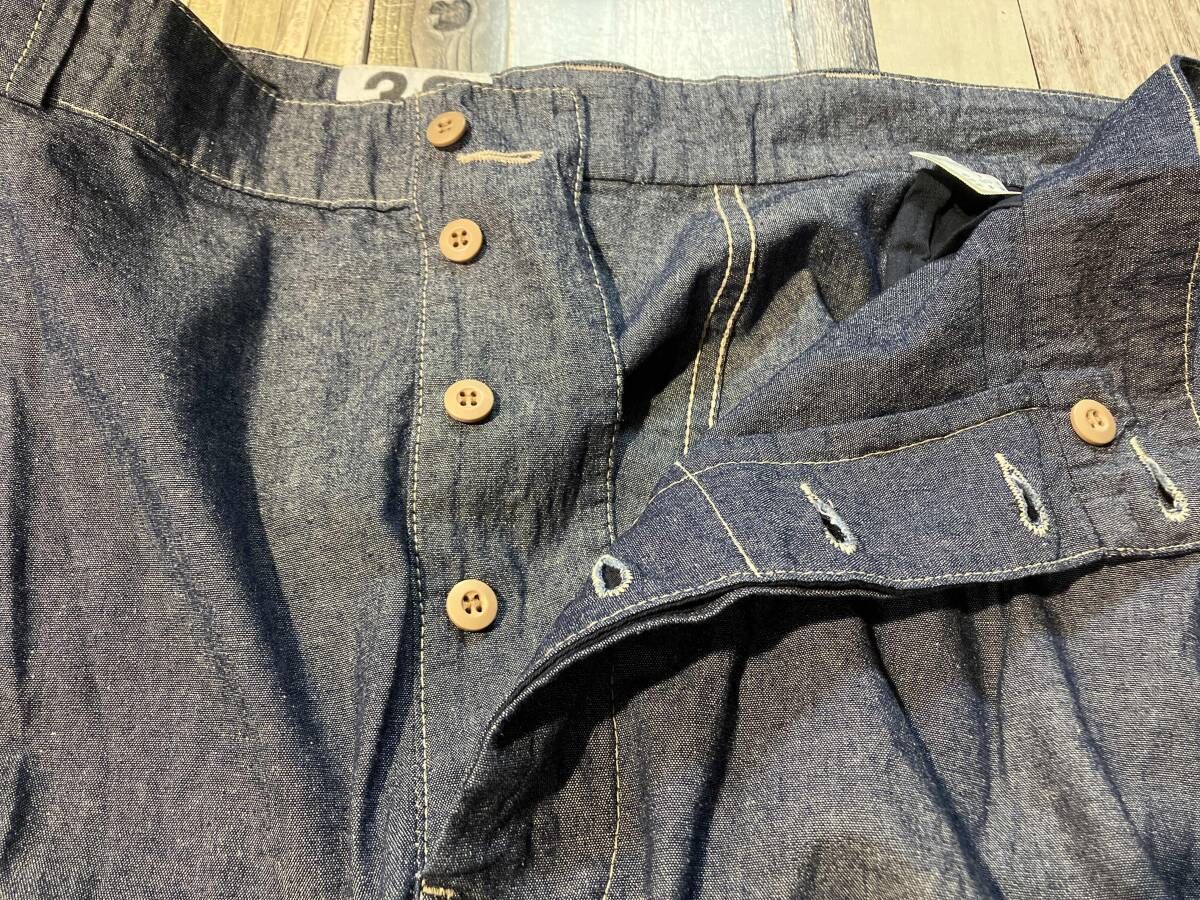 WAIPER ワイパー M-52 シャンブレー ツータックトラウザーミリタリー
