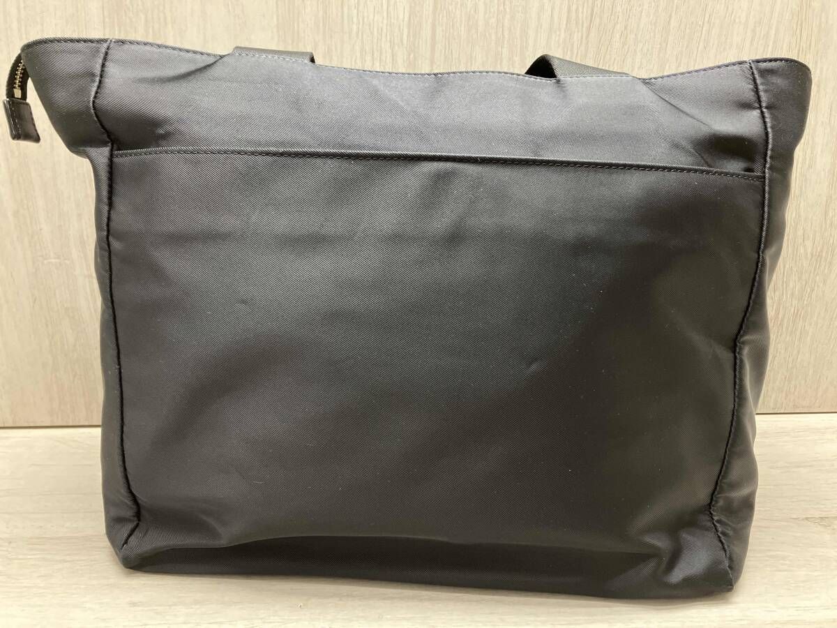Paul Smith ポールスミス シグネクチャージップストライプ トートバッグ ナイロン ブラック ロゴ